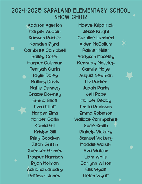 2024-2025 Show Choir